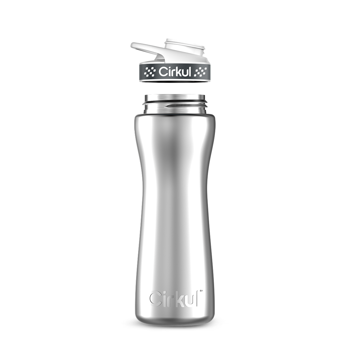 22oz. Stainless Steel Bottle & Comfort Grip Lid