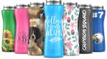 Custom 22oz. Stainless Steel Bottle & Comfort Grip Lid